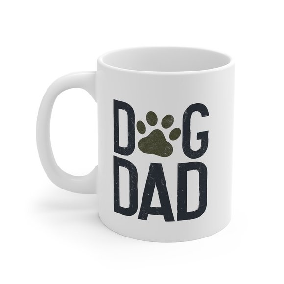 Dog Dad Mug, Dog Lover, Gift for Him, Cute Dog Cup - Picture 3 of 5